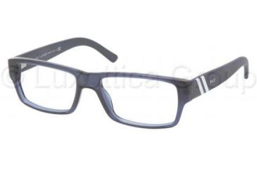 Image of Polo PH2085 Bifocal Prescription Eyeglasses 5276-5216 - Dark Blue Transparent Frame