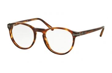 Image of Polo PH2150 Progressive Prescription Eyeglasses 5007-49 - Shiny Stripped Havana Frame