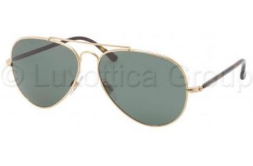Image of Polo PH3058 Single Vision Prescription Sunglasses PH3058-900471-5814 - Lens Diameter 58 mm, Frame Color Shiny Gold