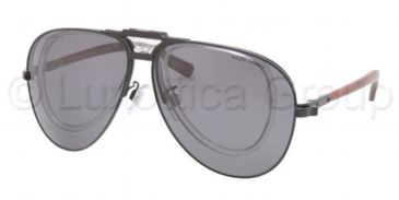 Image of Polo PH3075 Sunglasses 922481-6211 - Matte Black Frame, Polarized Gray Lenses