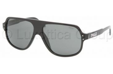 Image of Polo PH4055 Sunglasses 500187-6013 - Shiny Black Gray