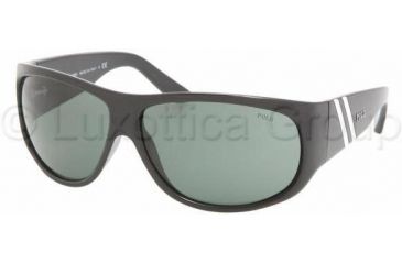 Image of Polo PH4057 Single Vision Prescription Sunglasses PH4057-500171-6512 - Lens Diameter 65 mm, Frame Color Shiny Black