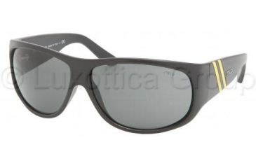 Image of Polo PH4057 Single Vision Prescription Sunglasses PH4057-528487-6512 - Frame Color Matte Black, Lens Diameter 65 mm