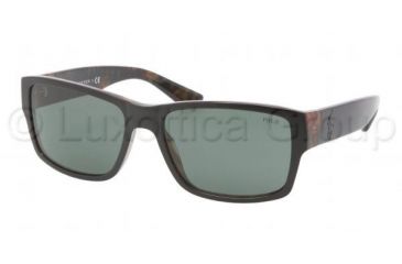 Image of Polo PH4061 Progressive Prescription Sunglasses PH4061-526071-5717 - Lens Diameter 57 mm, Frame Color Top Black / Havana