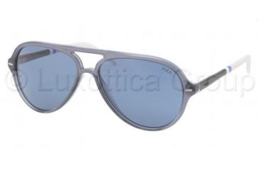 Image of Polo PH4062 Sunglasses 524380-5815 - Gray Blue Frame, Blue Lenses
