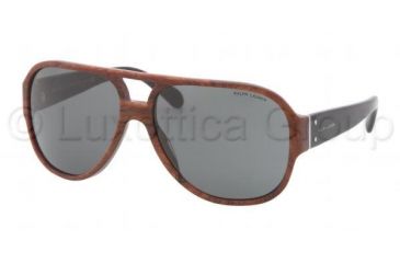 Image of Polo PH4073 Sunglasses 539987-6115 - Root Effect Vintage Frame, Grey Lenses