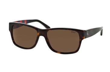 Image of Polo PH4083 Progressive Prescription Sunglasses PH4083-544373-57 - Lens Diameter 57 mm, Frame Color Havana Tortoise Vintage Effect