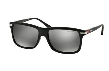 Image of Polo PH4084 Progressive Prescription Sunglasses PH4084-52846G-56 - Lens Diameter 56 mm, Frame Color Matte Black