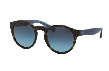 Image of Polo PH4101 Progressive Prescription Sunglasses PH4101-55668F-52 - Lens Diameter 52 mm, Frame Color Matte Dark Havana
