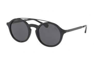 Image of Polo PH4122 Progressive Prescription Sunglasses PH4122-500187-49 - Lens Diameter 49 mm, Frame Color Shiny Black