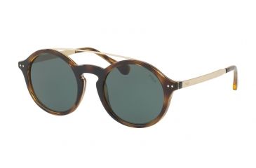 Image of Polo PH4122 Progressive Prescription Sunglasses PH4122-500371-49 - Lens Diameter 49 mm, Frame Color Dark Havana