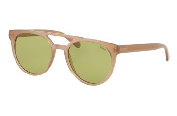 Image of Polo PH4134 Sunglasses 5538/2-53 - Kaki Frame, Light Olive Lenses