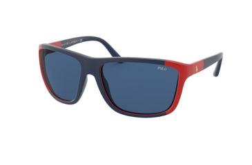 Image of Polo PH4155 Sunglasses 580980-62 - , Dark Blue Lenses
