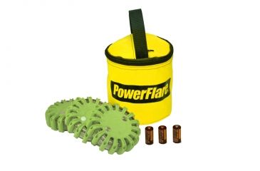 Image of Powerflare PF-200 Softpack,  3 Safety Lights,Amber LED,Yellow Bag,3 Batteries, Olive Drab Shell SP3Y-A-OD