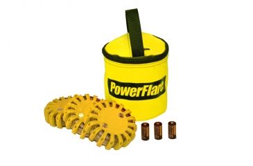 Image of Powerflare PF-200 Softpack,  3 Safety Lights,Amber LED,Yellow Bag,3 Batteries, Yellow Shell SP3Y-A-Y