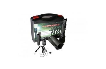 Image of PowerTac Gladiator LED Flashlight 750 Lumens CREE XM-L, 3 x CR123A, Black POWERTAC-GLADIATOR