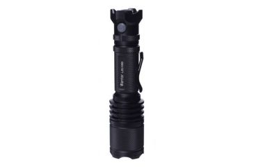 Image of Powertac Warrior Reloaded Gen2 LEPackage, 850 Lumens, w/CREE XM-L LED, w/ 2xCR123 or 1x18650, Black POWERTAC-WARRIOR-GEN2-RELO-LE