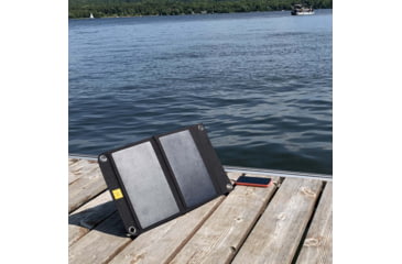 Image of PowerTraveller Kestrel 40 Solar Charger w/ Integrated Battery, Black, One Size, PTL-KSK040