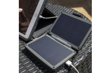 Image of PowerTraveller Solar Adventurer II 10000Mah Solar Charger w/ Integrated Battery, Black, One Size, PTL-SAT040