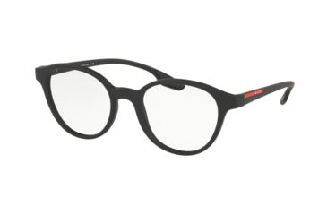 Image of Prada ACTIVE PS01MV Eyeglass Frames DG01O1-50 - Black Rubber