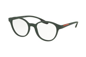 Image of Prada ACTIVE PS01MV Eyeglass Frames UFI1O1-50 - Green Rubber