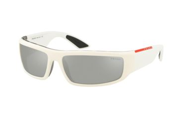 Image of Prada ACTIVE PS02US Sunglasses 4322B0-65 - , Light Grey Mirror Silver Lenses