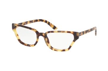 Image of Prada CATWALK PR04XV Eyeglass Frames 7S01O1-54 - Medium Havana