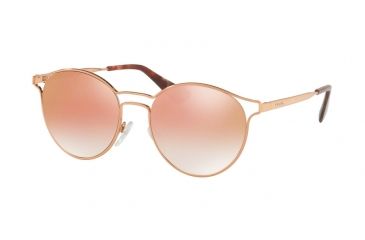 Image of Prada CINEMA PR62SS Progressive Prescription Sunglasses PR62SS-SVFAD2-53 - Lens Diameter 53 mm, Frame Color Pink Gold