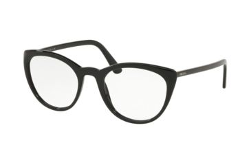 Image of Prada CONCEPTUAL PR07VV Progressive Prescription Eyeglasses, 51mm, Black, PR07VV-1AB1O1-51-PRO