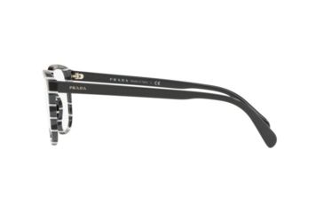 Image of Prada CONCEPTUAL PR09VVF Eyeglass Frames 3181O1-52 - Striped Grey White