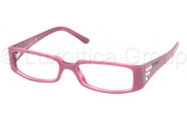Image of Prada Eyeglasses PR06LV with Rx Prescription Lenses 7WU1O1-5016 - Raspberry 