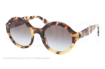 Image of Prada JOURNAL PR06QS Single Vision Prescription Sunglasses PR06QS-7S00A7-51 - Lens Diameter 51 mm, Frame Color Medium Havana
