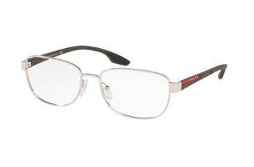 Image of Prada LIFESTYLE PS52LV Eyeglass Frames 1BC1O1-54 - Silver