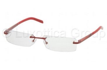 Image of Prada Linea Rosa Eyeglasses PS54AV with No-Line Progressive Rx Prescription Lenses ZYK1O1-5216 -