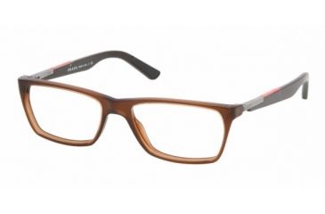 Image of Prada Linea Rosa PS 01BV Eyeglasses Styles - Beaver Frame w/Non-Rx 52 mm Diameter Lenses, 7JQ1O1-5216