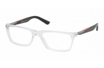 Image of Prada Linea Rosa PS 01BV Eyeglasses Styles - Crystal Frame w/Non-Rx 52 mm Diameter Lenses, 2AZ1O1-5216