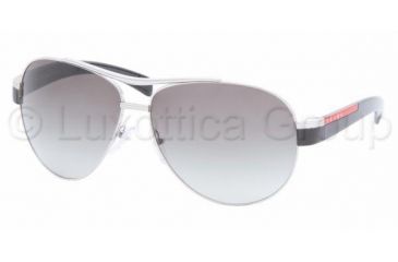 Image of Prada Linea Rosa PS50IS Progressive Sunglasses - Silver Frame / 62 mm Prescription Lenses, 1BC3M1-6212