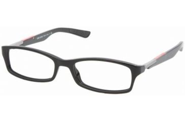 Image of Prada PS03BV Bifocal Prescription Eyeglasses 1AB1O1-5116 - Black 