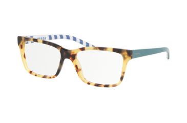 Image of Prada MILLENNIALS PR17VV Progressive Prescription Eyeglasses, 52mm, Medium Havana, PR17VV-7S01O1-52-PRO