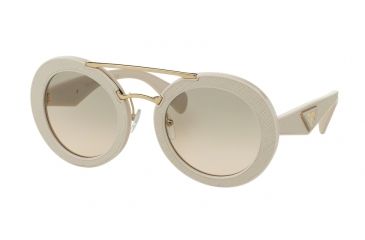 Image of Prada ORNATE PR15SS Progressive Prescription Sunglasses PR15SS-UFP3H2-53 - Lens Diameter 53 mm, Frame Color Ivory