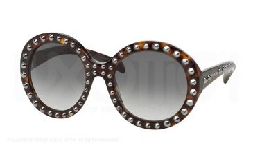 Image of Prada ORNATE PR29QS Progressive Prescription Sunglasses PR29QS-2AU0A7-56 - Lens Diameter 56 mm, Frame Color Havana