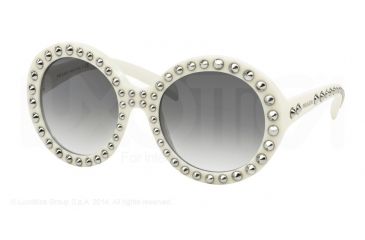 Image of Prada ORNATE PR29QS Progressive Prescription Sunglasses PR29QS-7S30A7-56 - Lens Diameter 56 mm, Frame Color Ivory