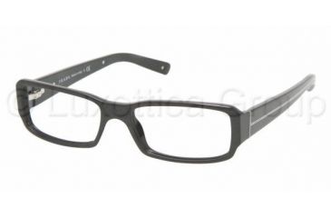 Image of Prada PR02MV Bifocal Eyeglasses - M:silver P:black Frame / 52 mm Prescription Lenses, 7BN1O1-5216