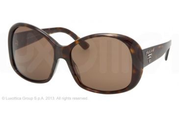 Image of Prada PR 03MS 56 PR03MS Single Vision Prescription Sunglasses PR03MS-2AU8C1-59 - Lens Diameter 59 mm, Lens Diameter 59 mm, Frame Color Havana