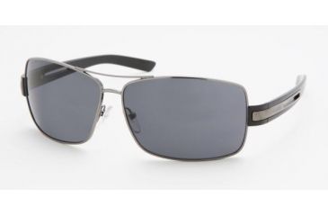 Image of Prada PR 54IS Sunglasses Styles - Gunmetal Frame / Polarized Gray Lenses, 5AV5Z1-6412