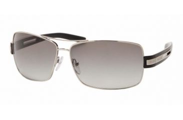 Image of Prada PR 54IS Sunglasses Styles - Silver Frame / Gray Gradient Lenses, 1BC3M1-6412