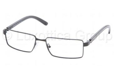 Image of Prada PR65LV Progressive Eyeglasses - Black Demi Shiny Frame / 53 mm Prescription Lenses, 1BO1O1-5316