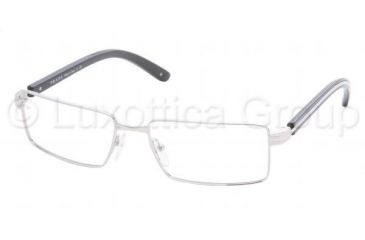 Image of Prada PR65LV Progressive Eyeglasses - Silver Frame / 53 mm Prescription Lenses, 6BA1O1-5316