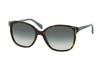 Image of Prada PR01OSA Progressive Prescription Sunglasses PR01OSA-2AU1E0-55 - Lens Diameter 55 mm, Frame Color Havana