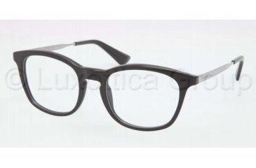 Image of Prada PR01PV Eyeglass Frames 1AB1O1-5019 - Gloss Black Frame